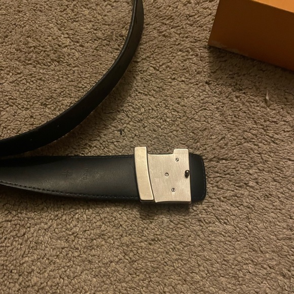 Louis Vuitton Black Demier Cobalt Belt - Picture 5 of 6